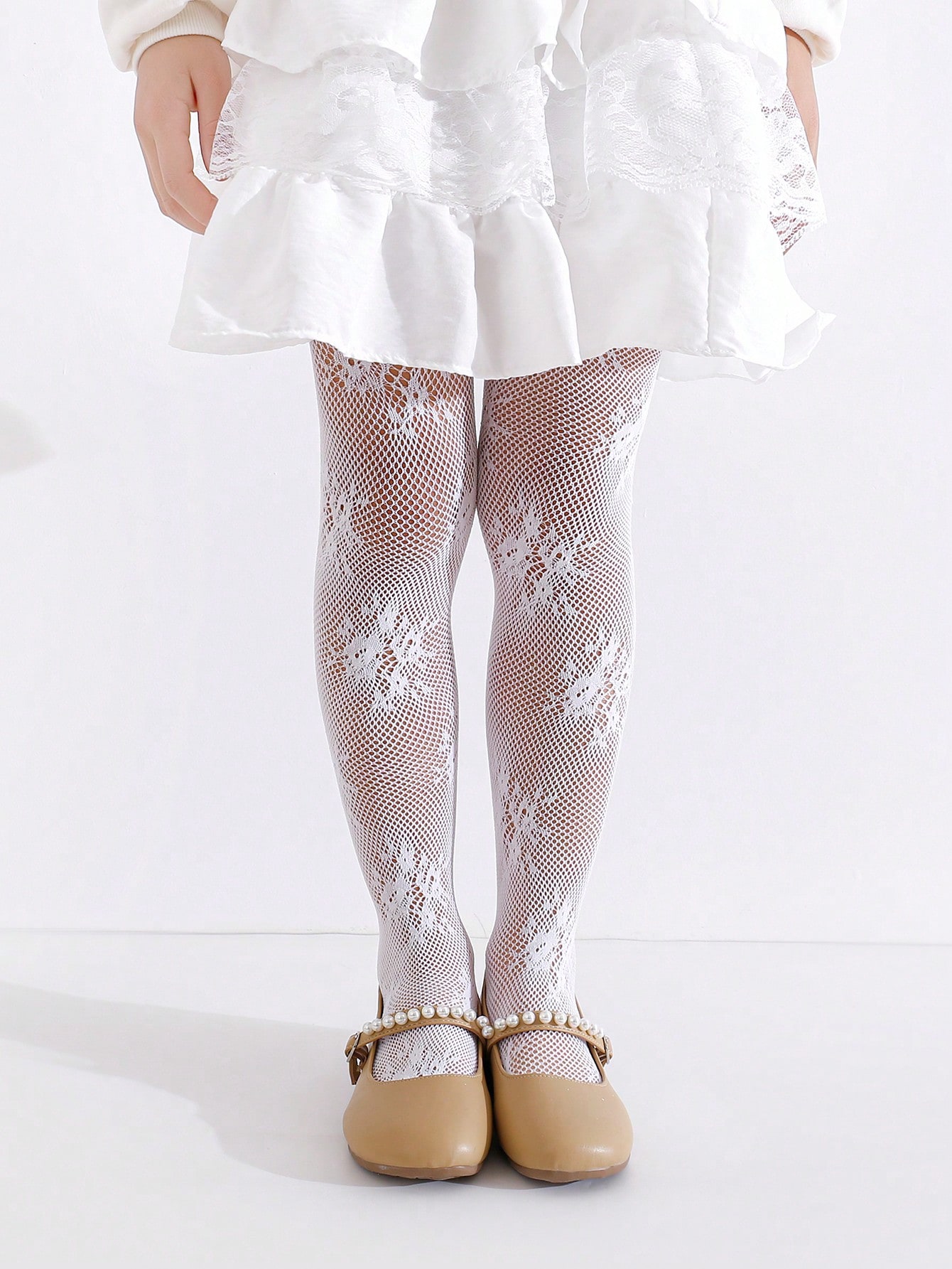 2Pack Kid Hollow Visnet Panty  - Tights Pantyhose Sheer recensie en prijs