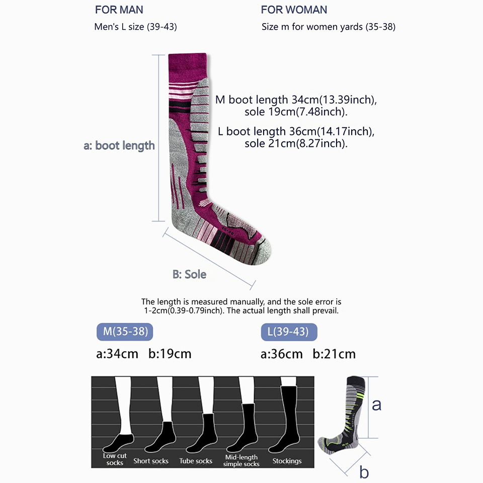 GTUBIKE 1 paar nieuwe merinowo - Wool Hiking Sock recensie en prijs