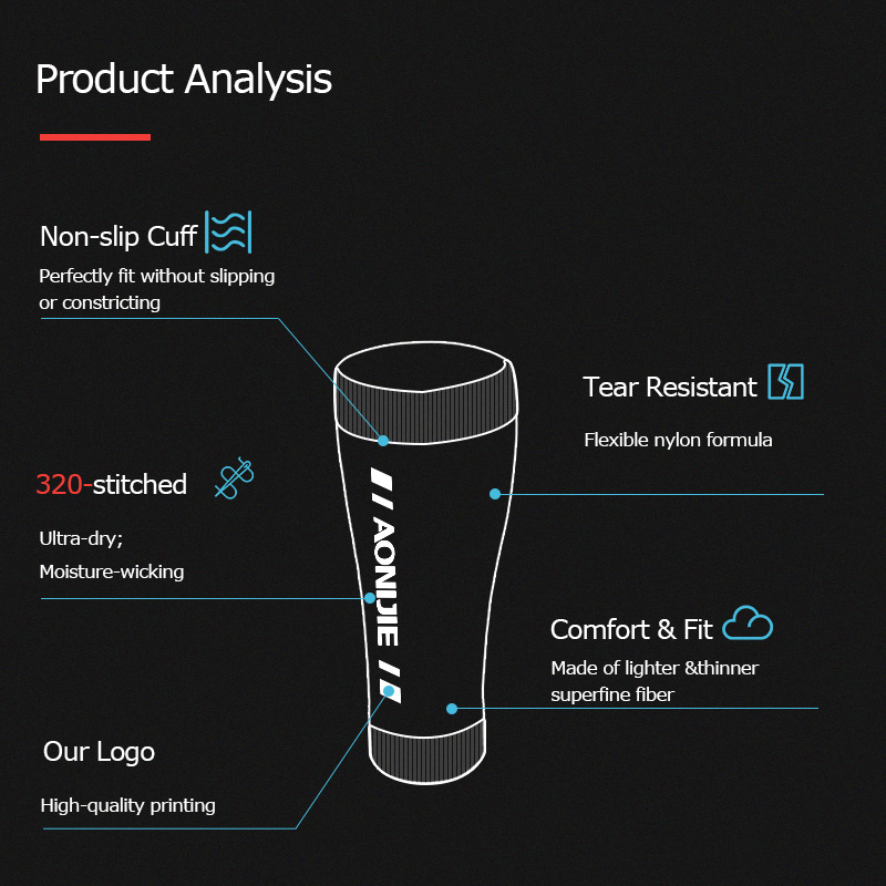 AONIJIE E4405 Gebreide Compres - Compression Sleeve Calf recensie en prijs