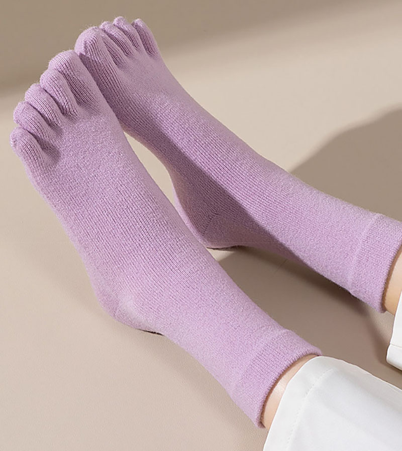 Herfst Winter Verdikte Kasjmie - Toe Sock Split recensie en prijs