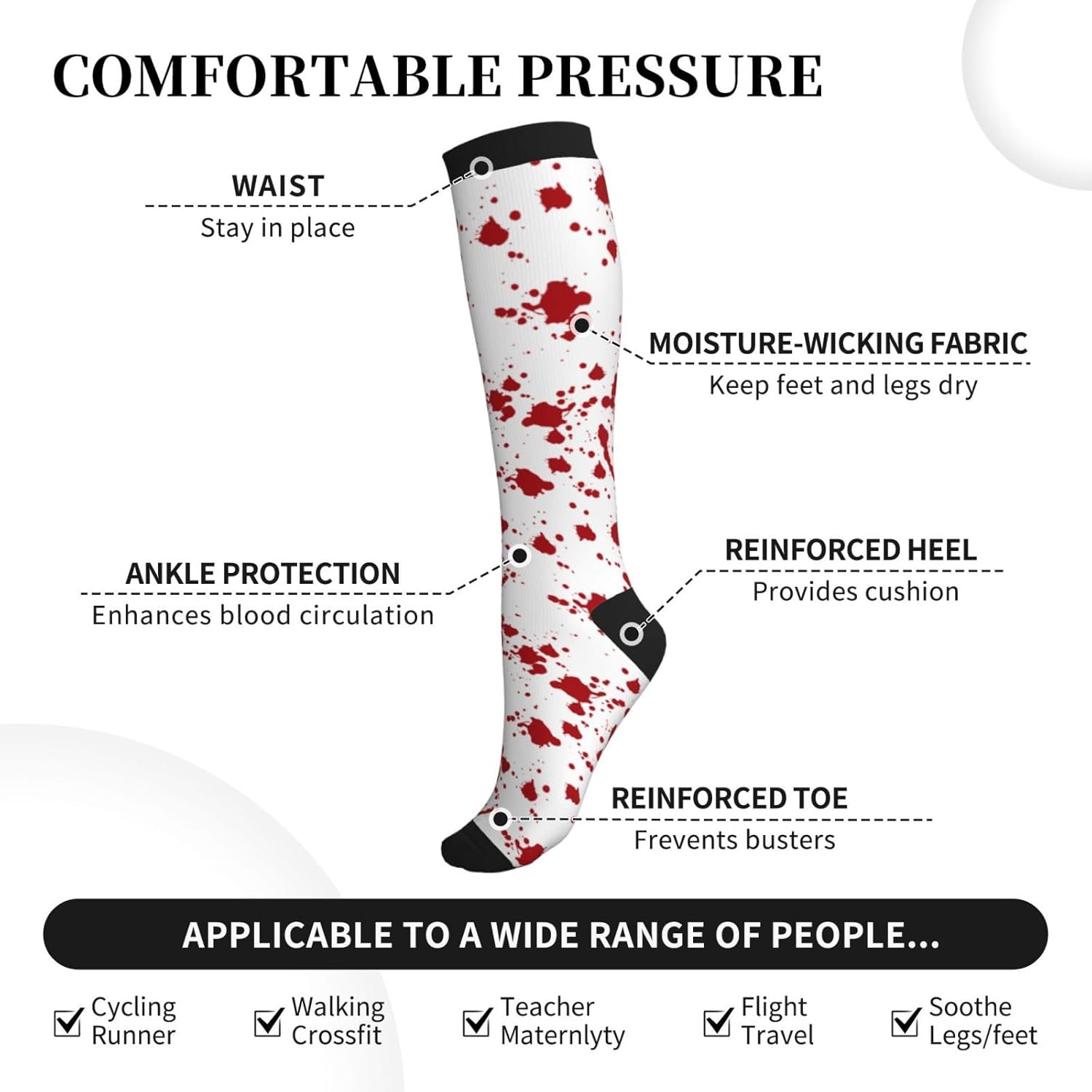 Compressiesokken Kuit Kniehoge - Knee High Sock Women recensie en prijs