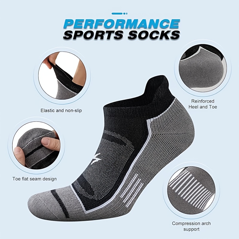 6-pack atletische sokken voor  - Athletic Sock Cushion recensie en prijs