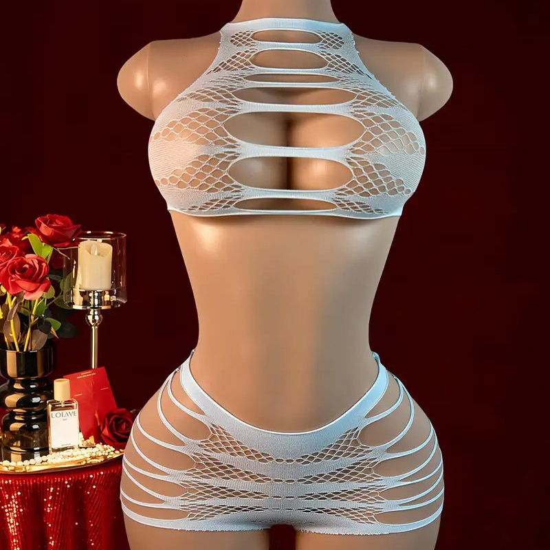 Sexy lingerie + slipje holle d - Fishnet Stocking Women recensie en prijs