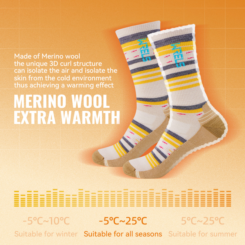 WRELS 1/2/3 pairs Merinowollen - Wool Hiking Sock recensie en prijs
