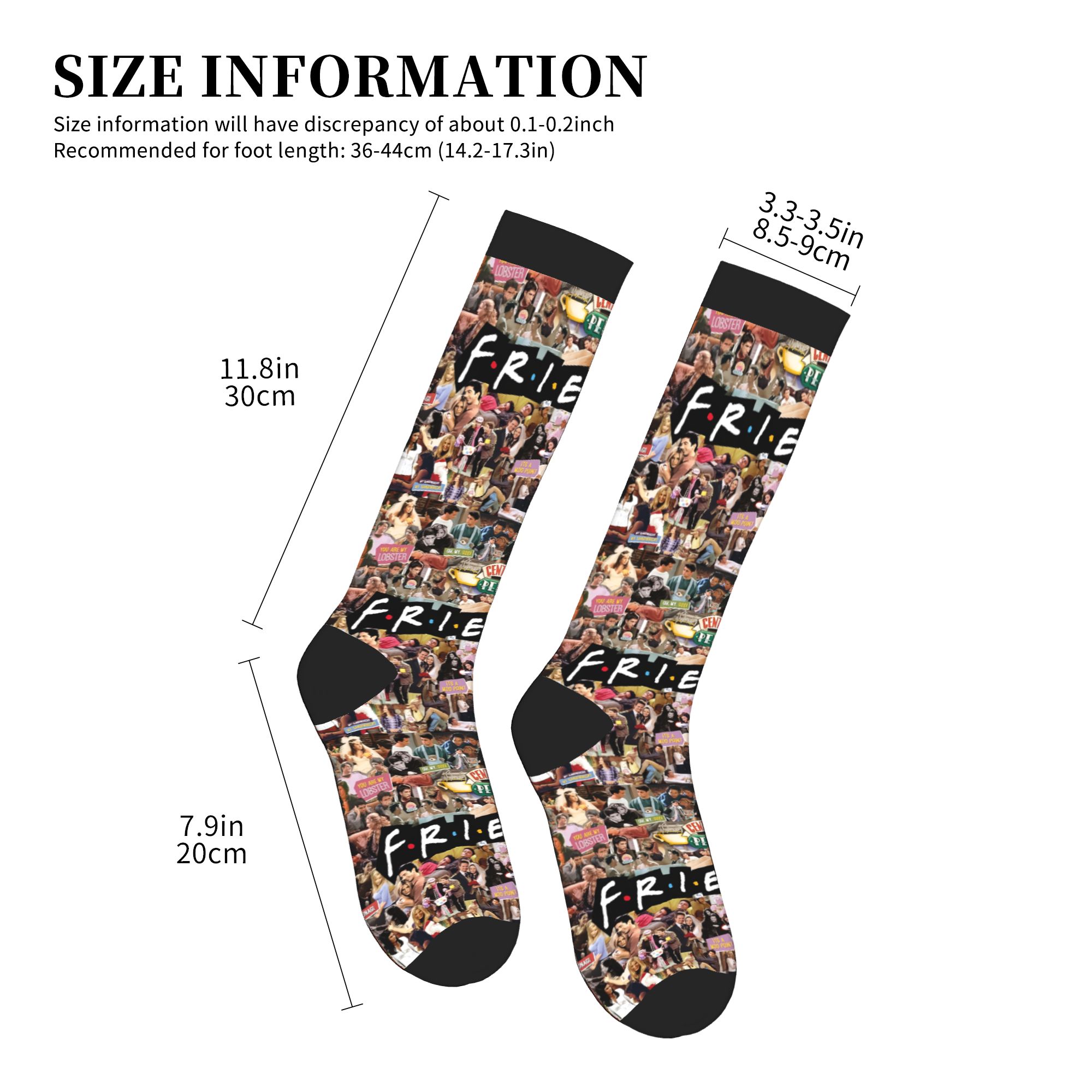 TV Show Friends Symbol Dress S - No Show Sock Women recensie en prijs