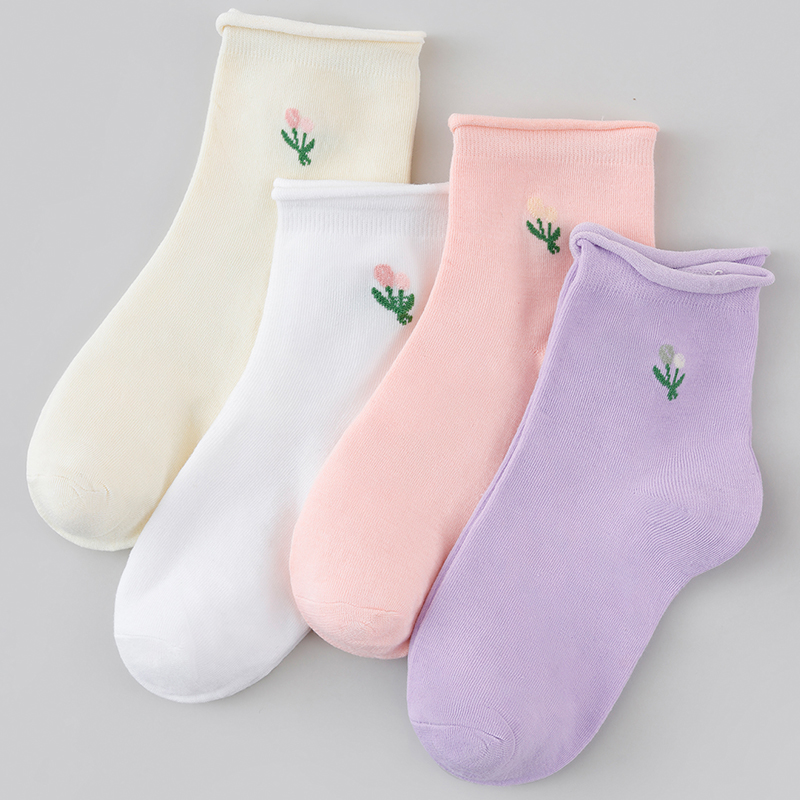 4/8/12 pakjes willekeurige dam - Cotton Crew Sock Pack recensie en prijs
