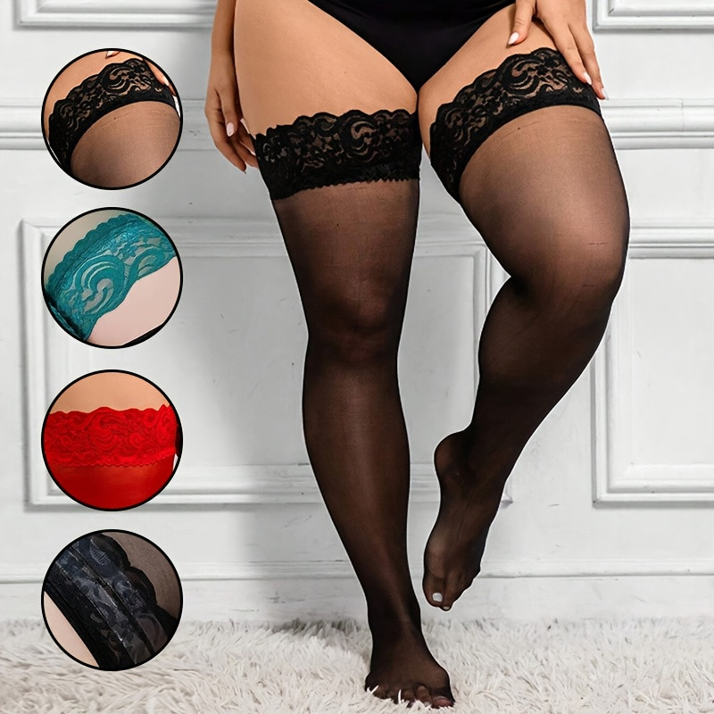 Plus Size Dames Dijhoge Kousen - Thigh High Sock Stay Up recensie en prijs