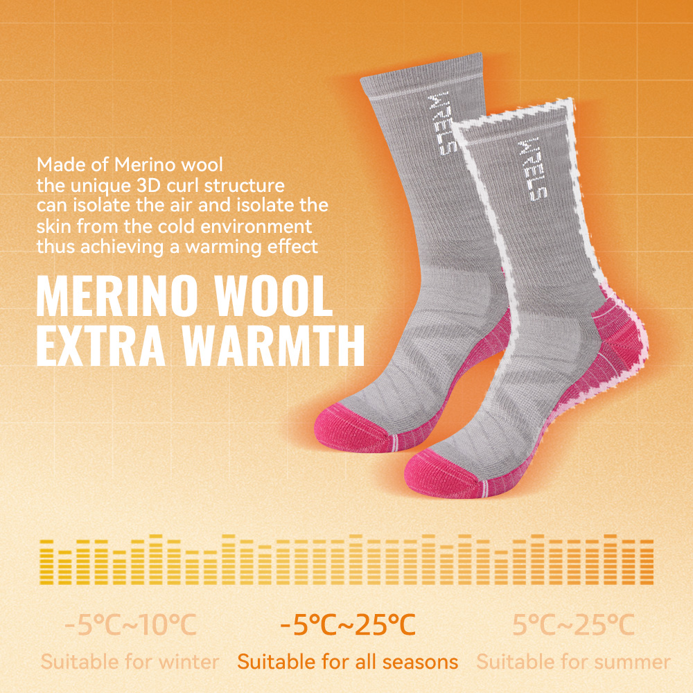 WRELS 1/2/3 Merinowollen Sokke - Wool Hiking Sock recensie en prijs