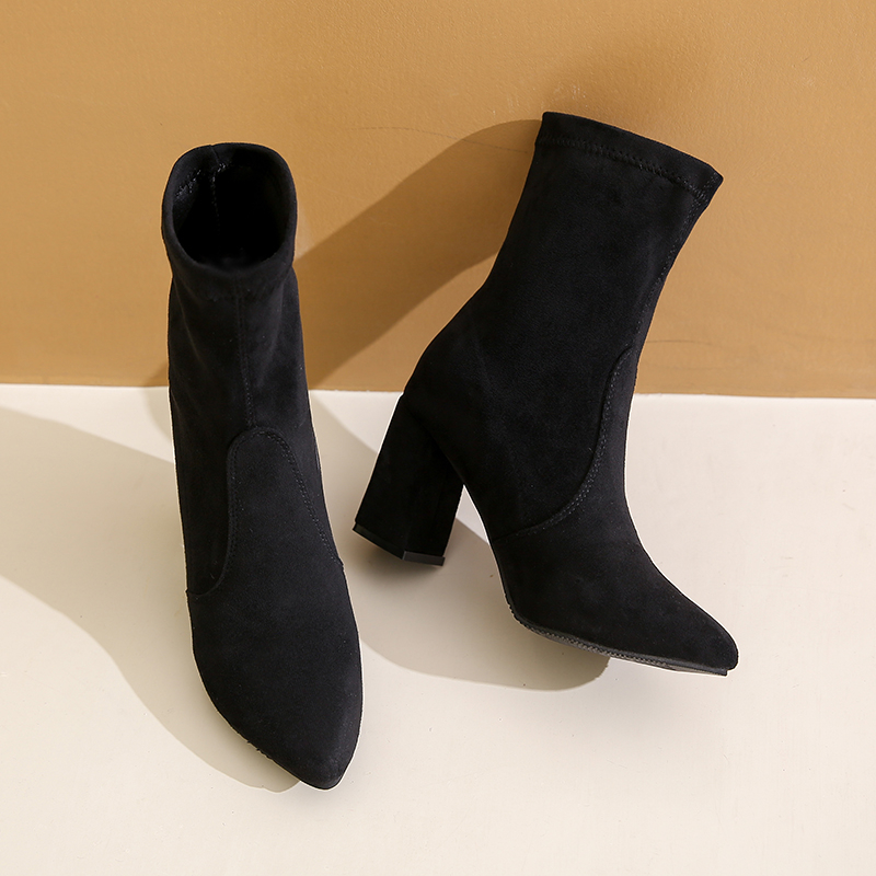 Winter nieuwe stijl dikke hak  - No Show Sock Women recensie en prijs