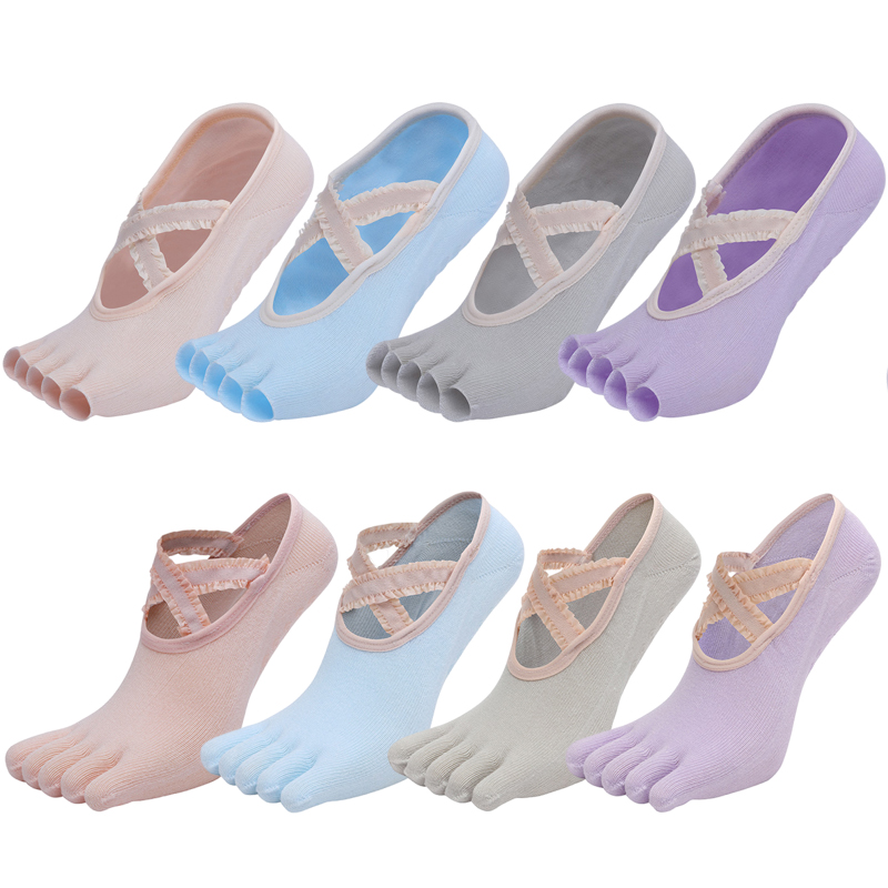 Vijf Vinger Yoga Sokken Kant C - Grip Sock Yoga recensie en prijs