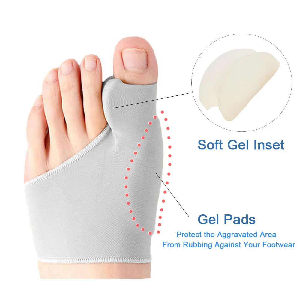 2 Stuks Teen Separator Hallux  - Ankle Brace Sock recensie en prijs